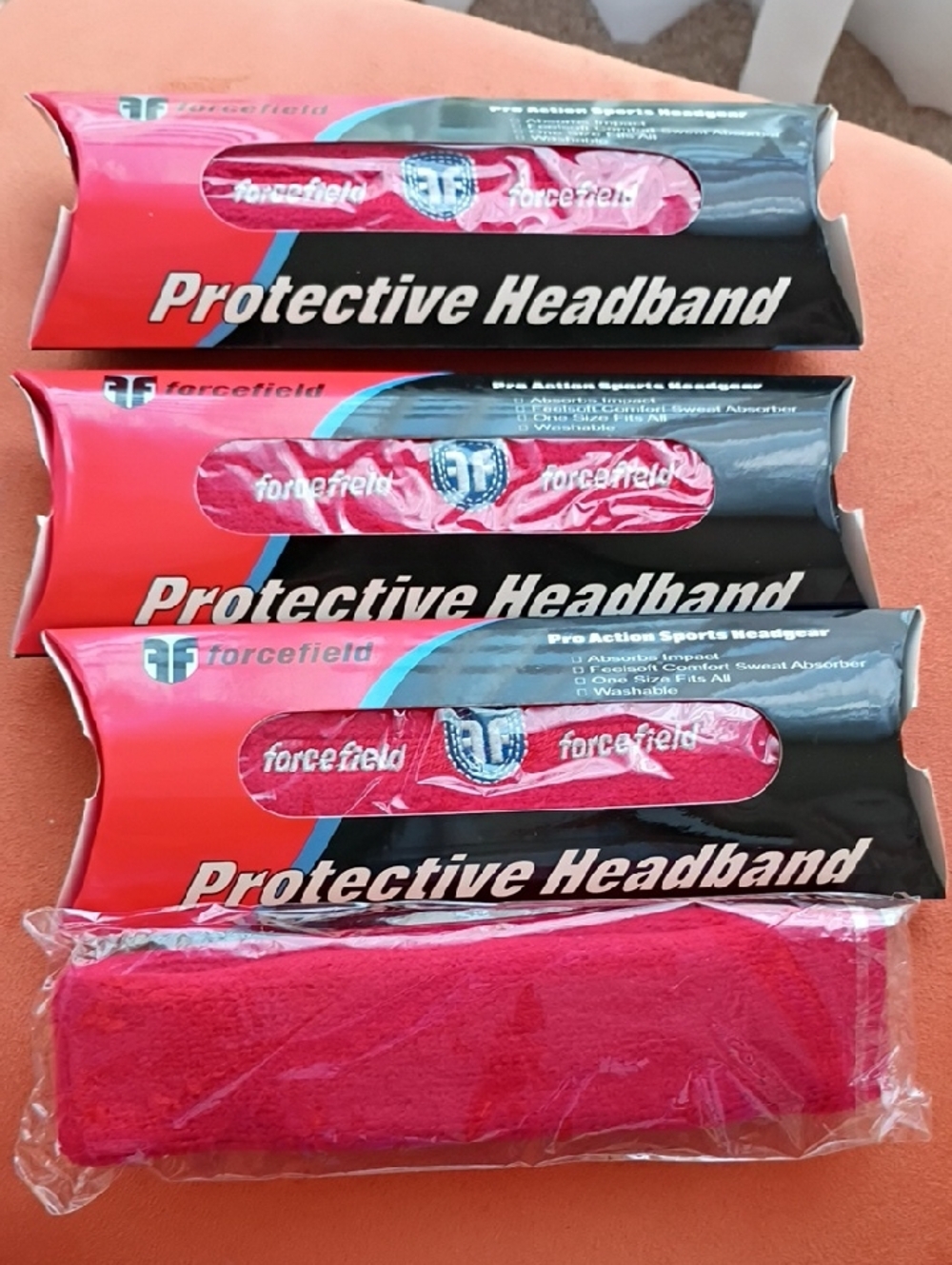 Yellow, Red , Pink Protective Headband for Women